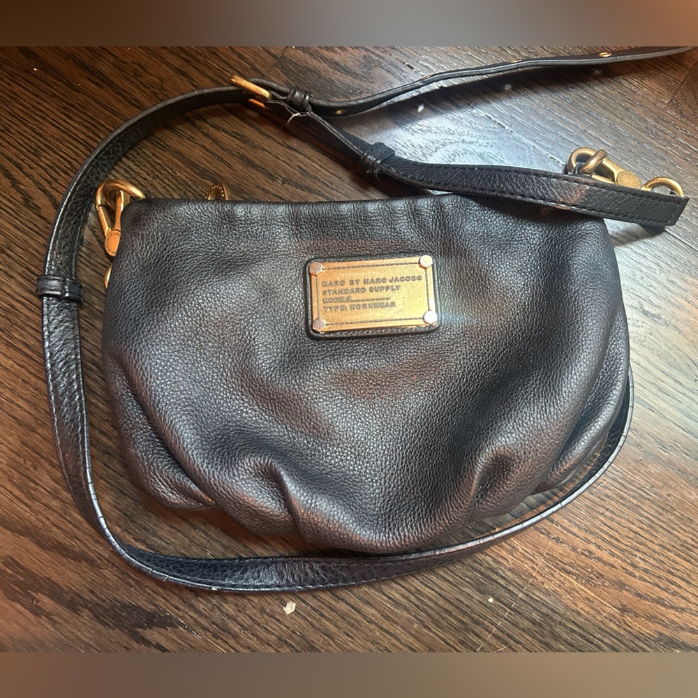 Marc By Marc Jacobs Black leather Classic Q Karlie Bag